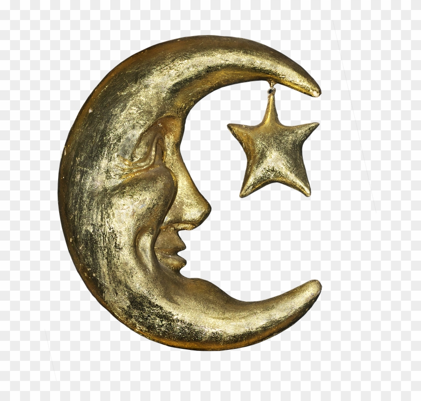Good Night Moon Star Ceramic Figure Deco - Buenas Noches Art Deco Clipart #3556061