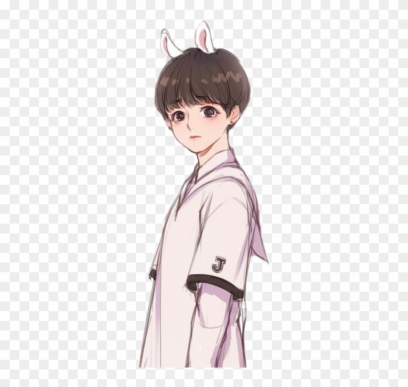 정국 - Bts Jungkook Fanart Chibi Clipart