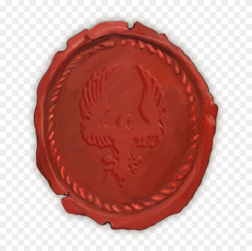 Wax Seal Crest - Lion Wax Seal Png Clipart