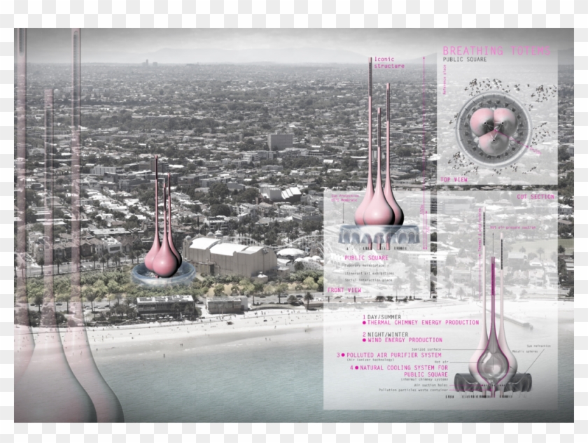 Breathing Totems - Metropolitan Area Clipart