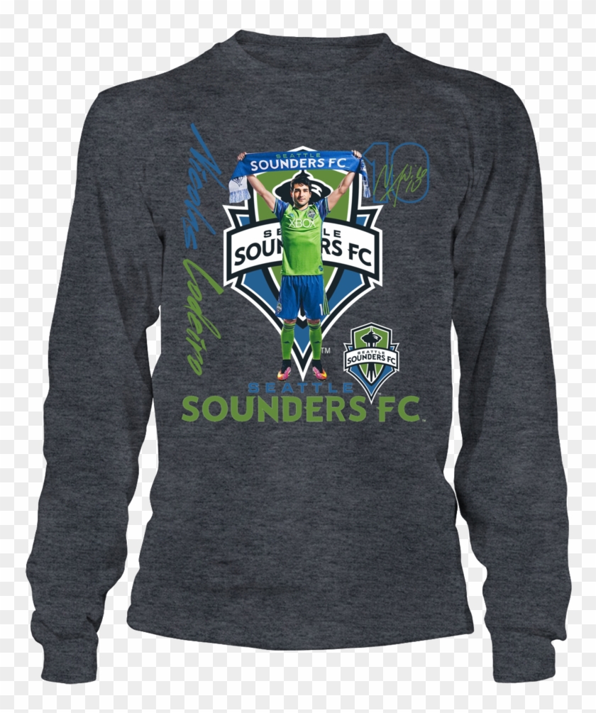 Download Official Seattle Sounders Fc Fan Gear Nicolas Lodeiro - T