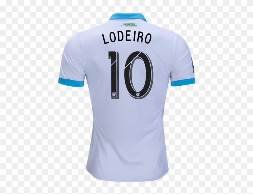 Seattle Sounders 17/18 Away Jersey Lodeiro - Polo Shirt Clipart #3557091