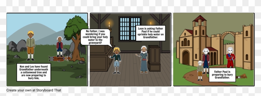 The Man Who Sent Rain Clouds - Cartoon Clipart