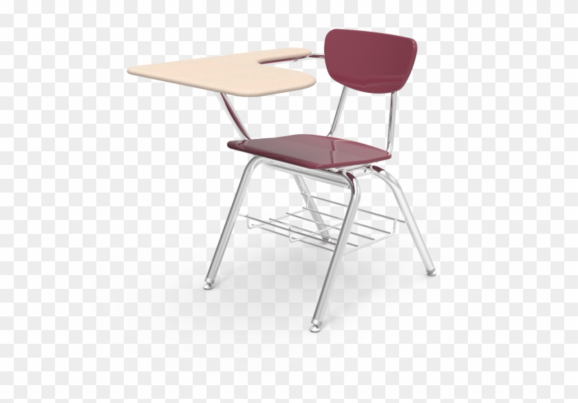 Chair Desk Virco 3000 Series Tablet Arm Student Desks - School Chair With Arm Desk Clipart #3557405