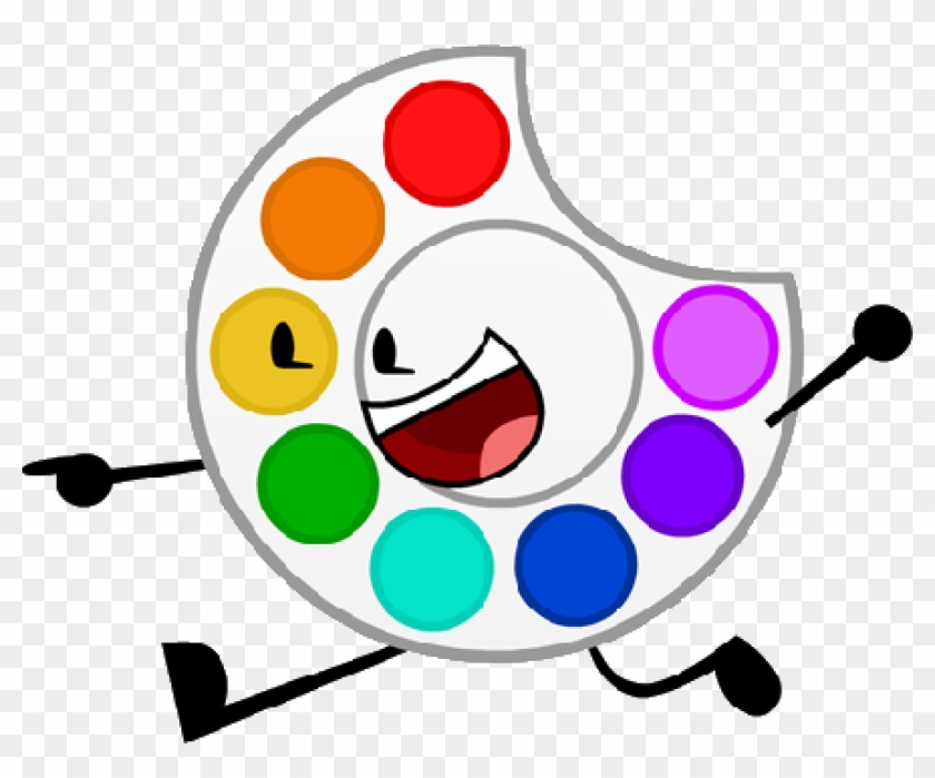 Palette Clipart Object - Object Lockdown Paint Palette - Png Download #3557516