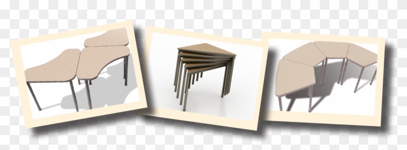 Adaptable Student Desks - Adaptable Desks Clipart #3557565