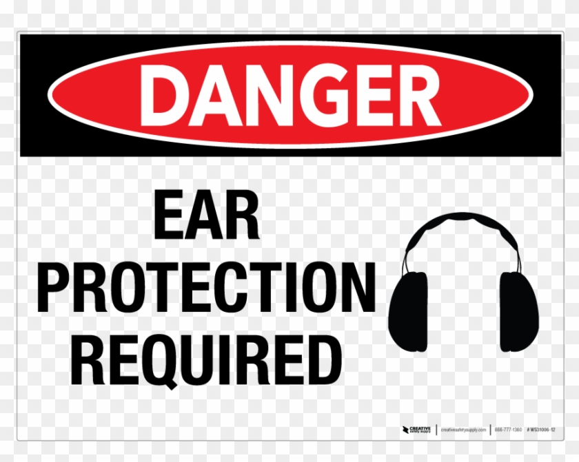 Ear Protection Required - Ear Protection Is Required Clipart #3558387