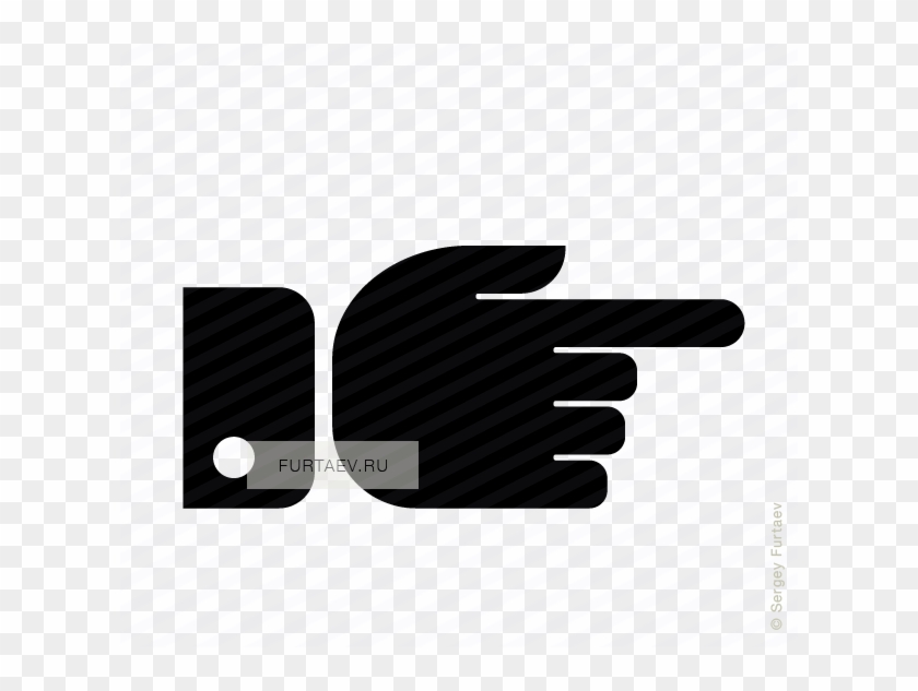 Image Freeuse Download Pointing Hand Icon Of Showing - Right Side Finger Clipart