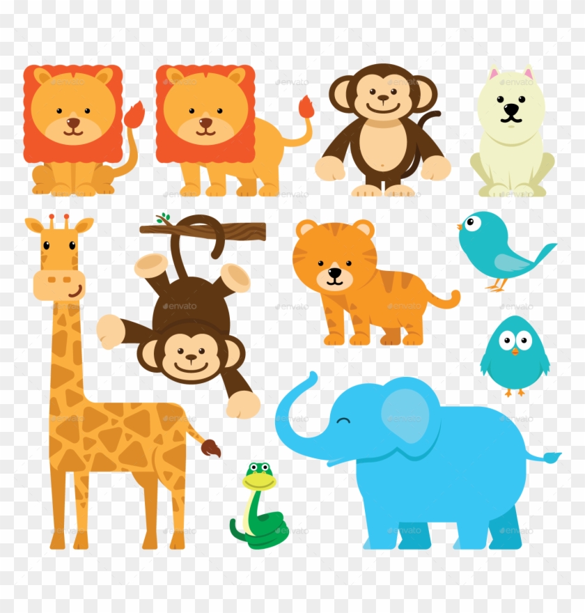 Animals Cartoon Png - Cartoon Pictures Of Cute Animals Clipart #3558744
