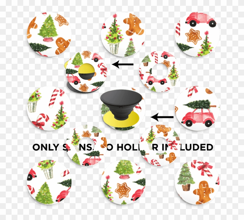 Happy Holidays Skin Phone Holder Clipart