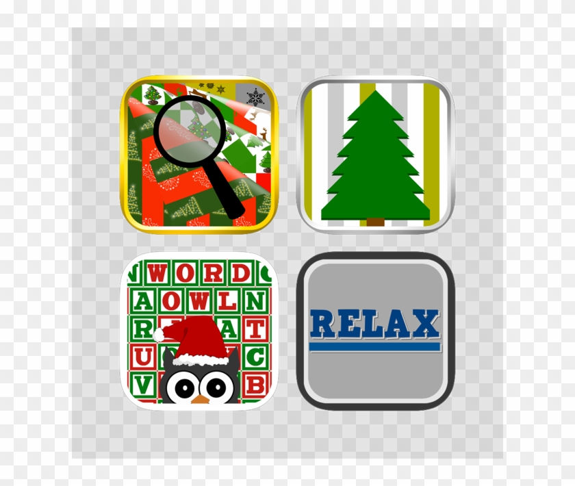 Happy Holiday App Bundle For Ipad 4 - Christmas Tree Clipart