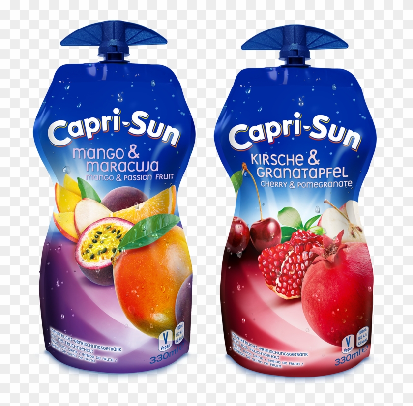 Capri-sun Mango & Maracuja And Cherry & Pomegranate - Capri Sun Orange Peach Clipart #3559048