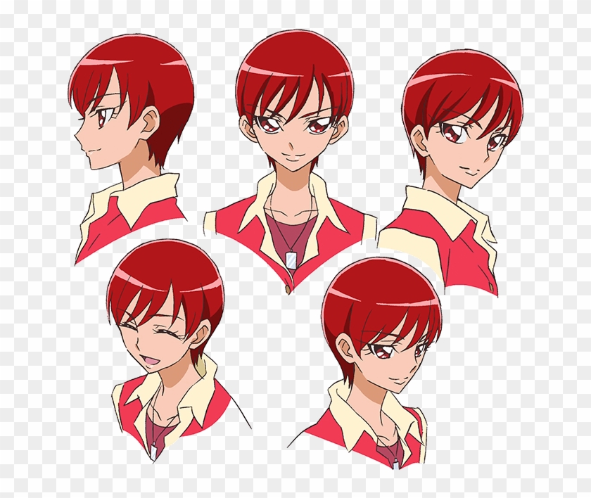 Kira Kira Pretty Cure Ala Mode Akira Faces - Akira Kenjou Clipart
