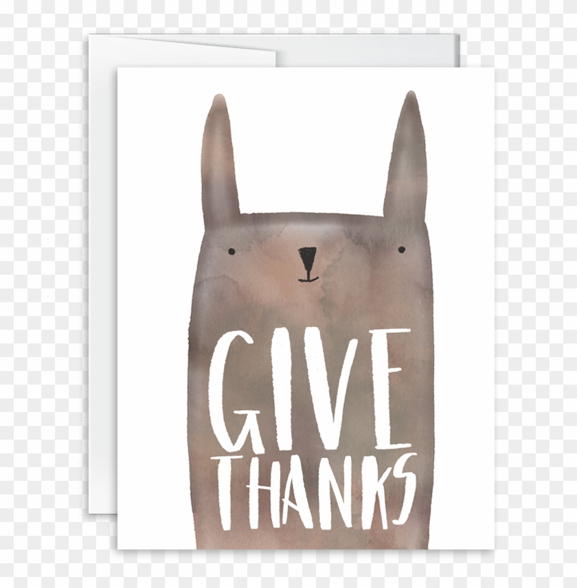 Give Thanks Cute Animal Greeting Card - Sphynx Clipart #3559279