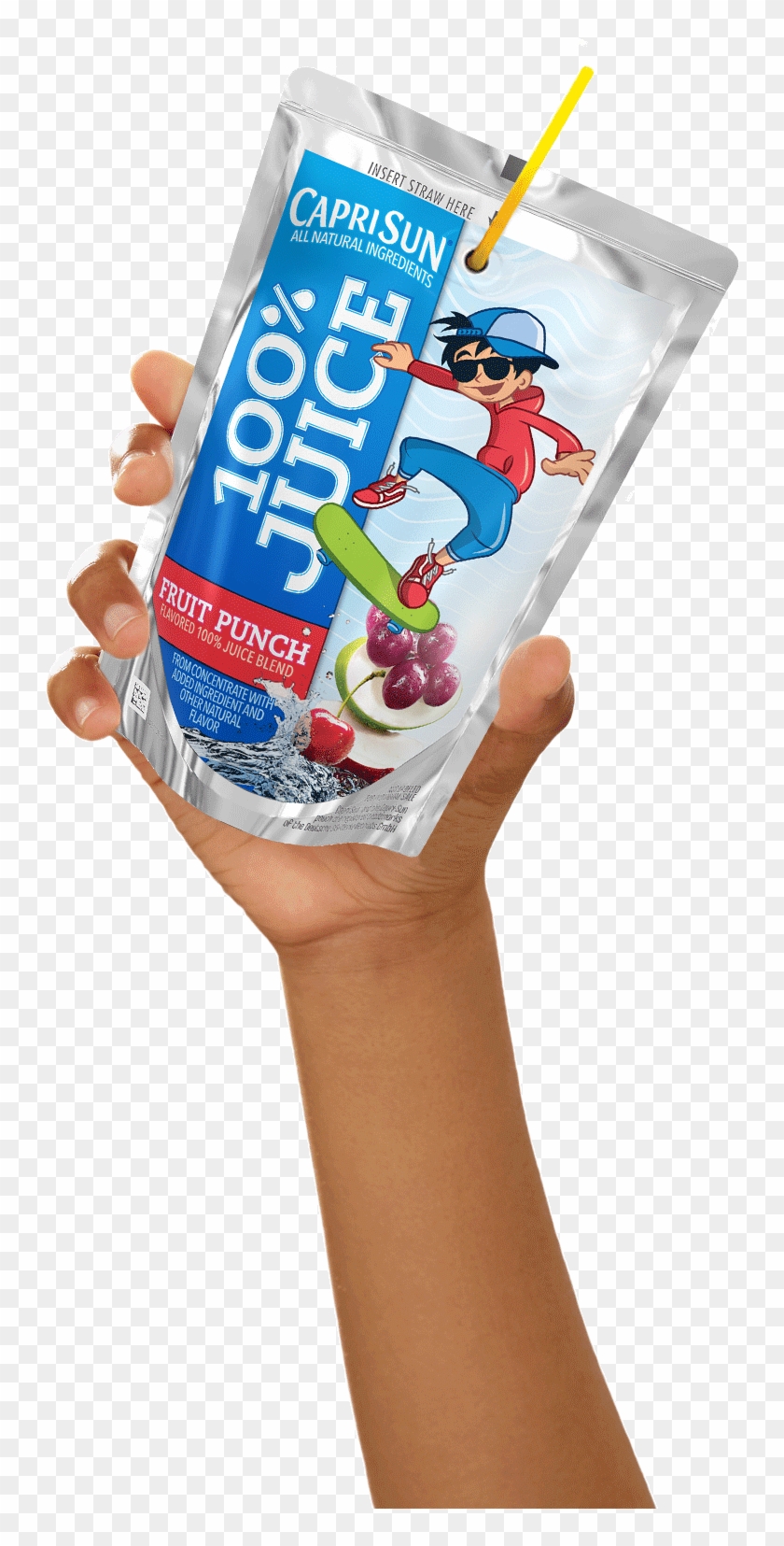 Capri Sun Source - Capri Sun 100 Juice Fruit Punch Clipart