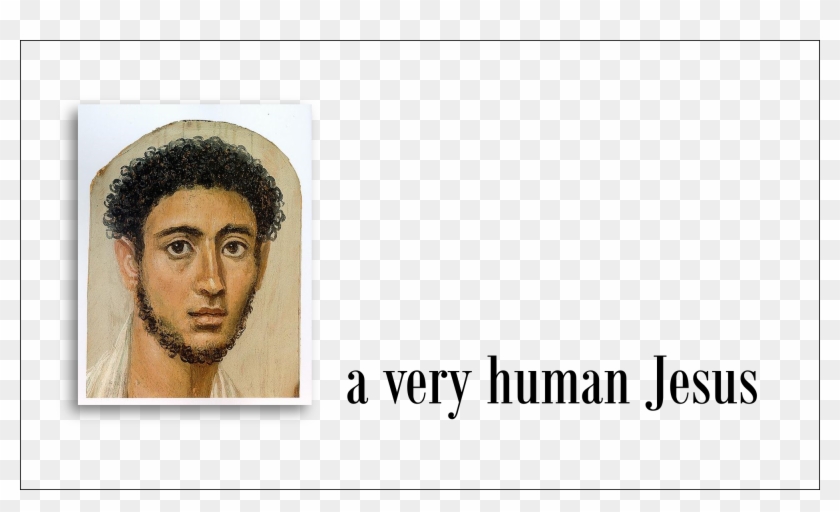 A Very Human Jesus, 9 April - Roman Portrait Painting Clipart #3559759