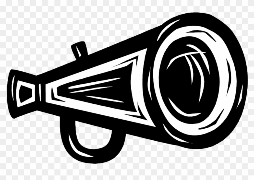 Megaphone Clipart Youth Cheerleading - Clip Art - Png Download