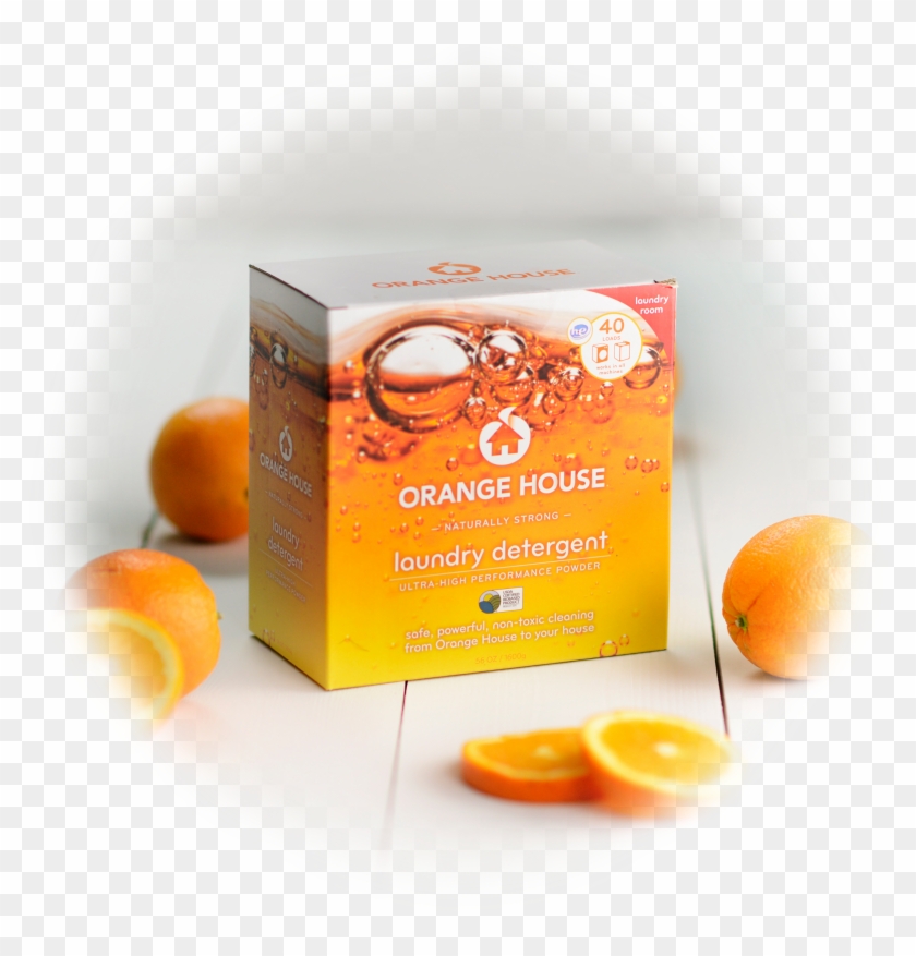 Powder Laundry Detergent , Png Download - Orange Colour Detergent Powder Clipart