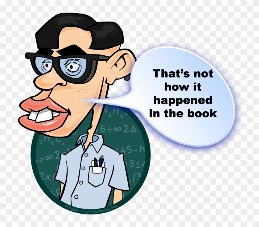 There Is Always One Of These Guys Around - Nerd Cartoon Clipart