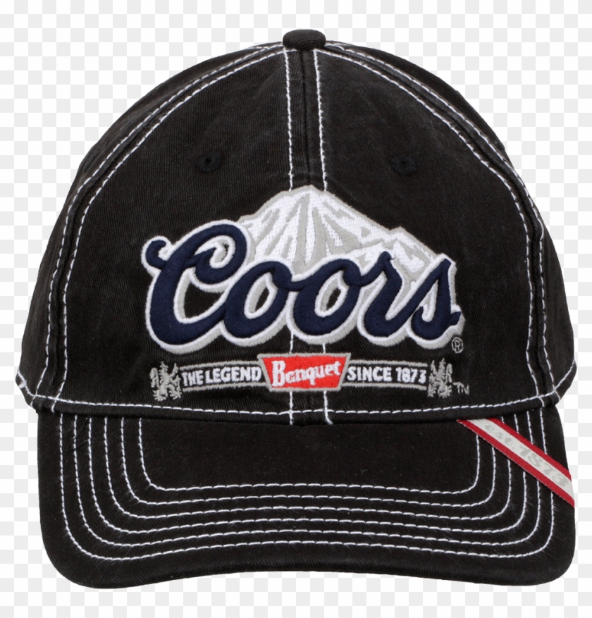 Black Coors Banquet Hat Ball Cap Hats Coors Png Signature - Baseball Cap Clipart
