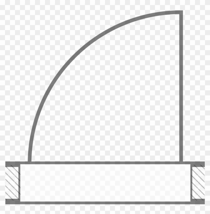 Architectural Plan, Door1 - Door Icon Floor Plan Transparent Clipart