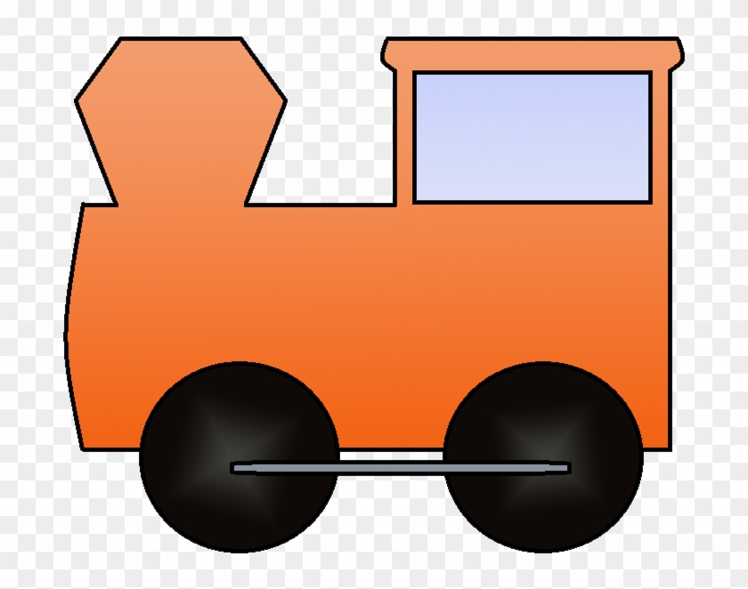 Orange Train Clipart - Png Download #3561481