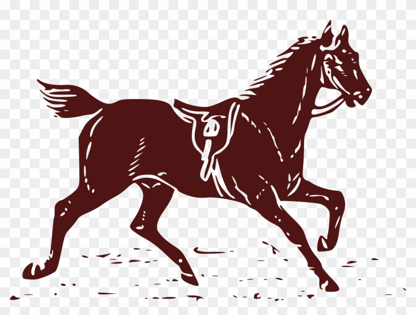 This Free Icons Png Design Of Horse With Saddle - Horse Saddle Clip Art Transparent Png