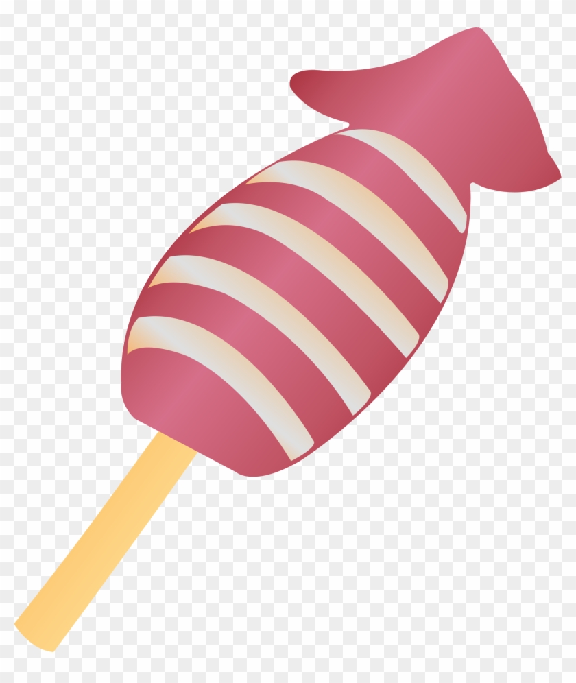 Grilled Squid On A Stick Big Image - Cartoon Grilled Squid Clipart
