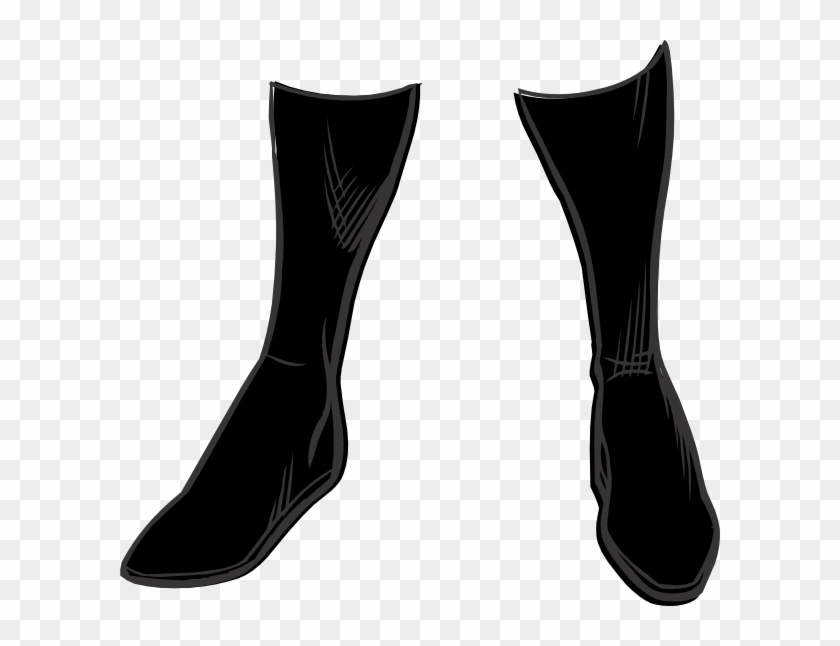 Black Boots Clipart - Png Download