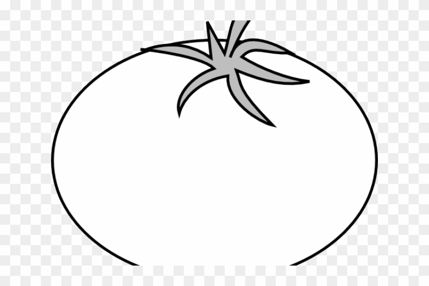 Tomato Clipart Vegetablesblack - Clip Art - Png Download #3562171