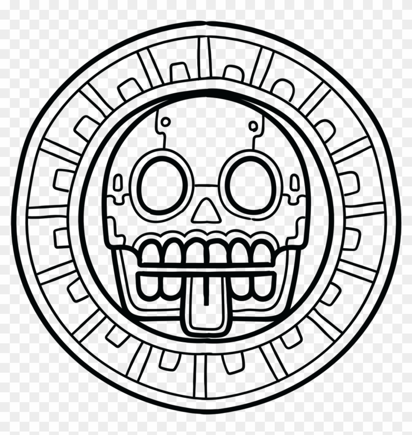 Santa Muerte A Female Deity In The Mexican Folk Region - Line Of Response Pet Scan Clipart