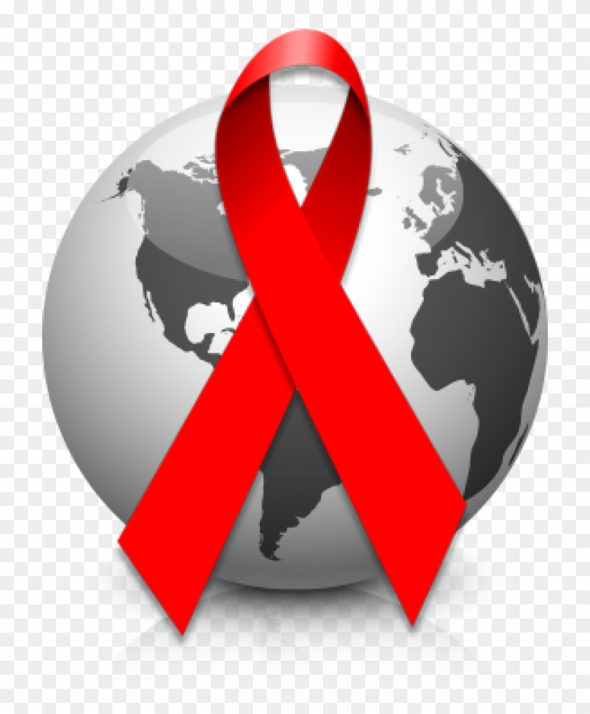 Hiv Red Ribbon - World Aids Day 2017 Clipart