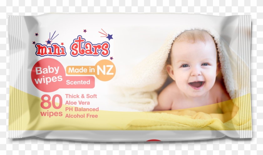 Ministars Scented Baby Wipes - Baby Clipart #3563008