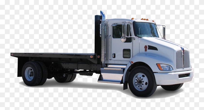 Platform Cargo Truck Clipart #3563078