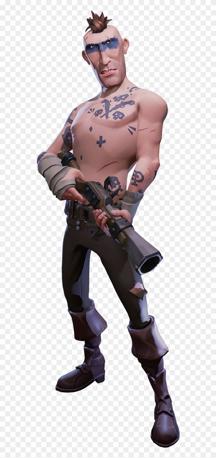 Sea Of Thieves Png High-quality Image - Barechested Clipart #3563156