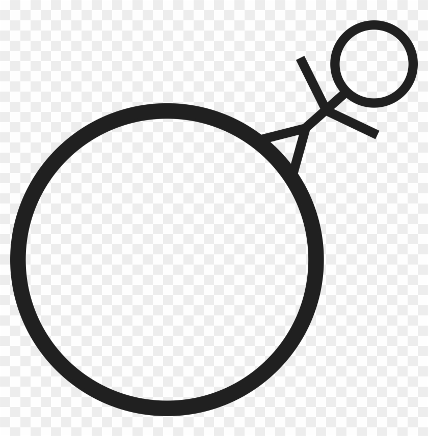 This Free Icons Png Design Of Man On A Rock In Space - Circle Clipart #3563190