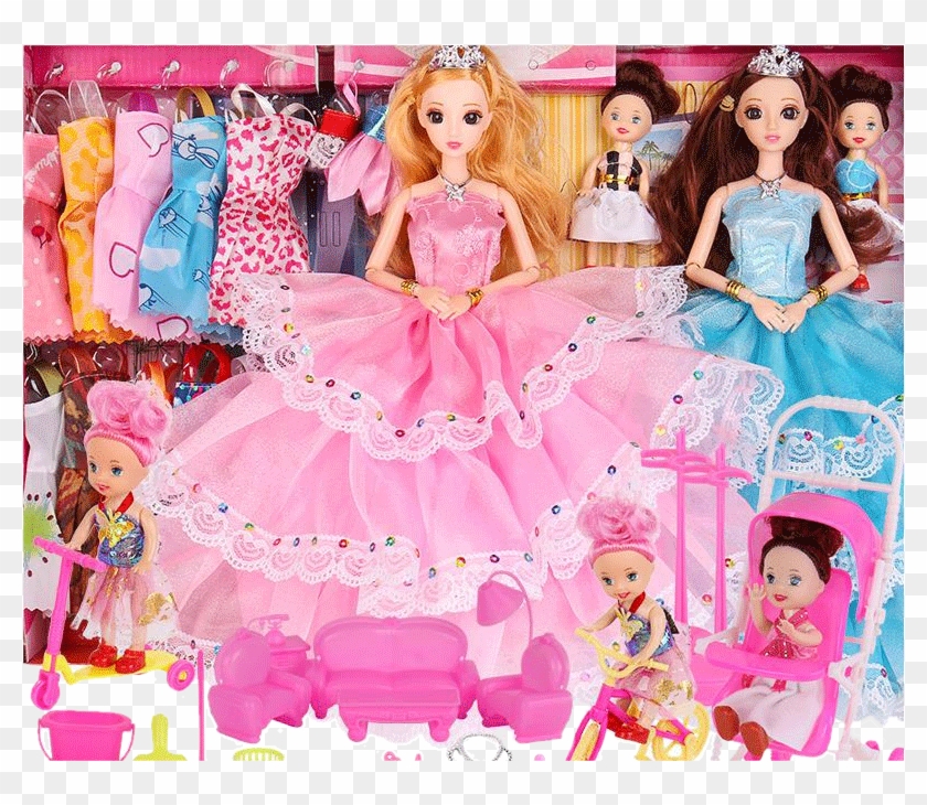 [2 Pieces 80% Off] [send Hao Li] Girl Doll Set Gift - Barbie Clipart #3563443