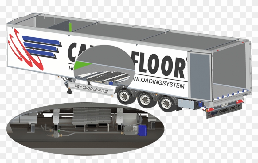 Oplegger Tekening Met Ovaal - Cargo Floor Clipart