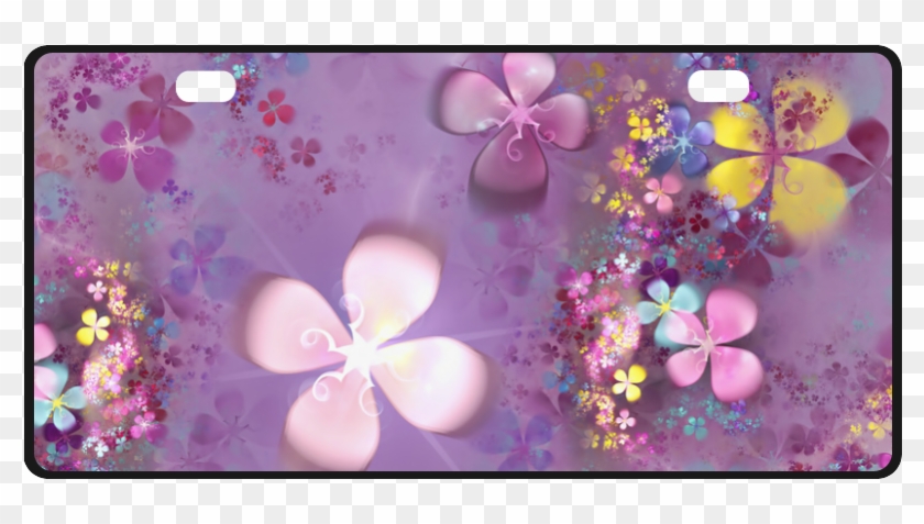 Modern Abstract Fractal Colorful Flower Power License - Moth Orchid Clipart #3563668
