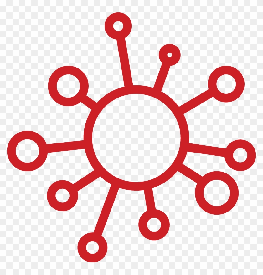 Graphic Library Stock Collection Of High Quality Free - Hub And Spoke Model Icon Clipart