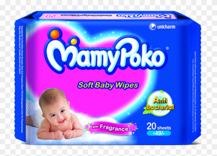 Mamy Poko Baby Wipes Clipart