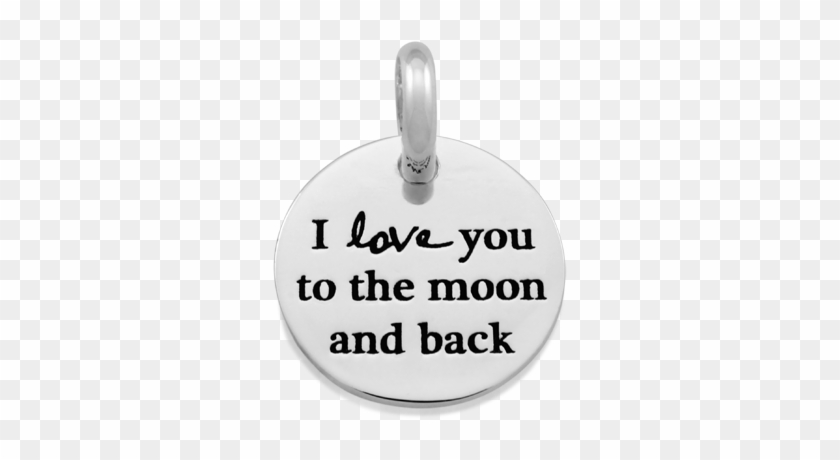 Candid 'i Love You To The Moon And Back' Pendant - Wage War It's The Poor Clipart