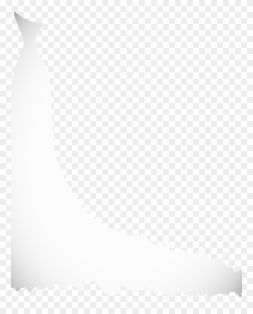 Wedding Dress On Hanger Clipart - Silhouette - Png Download