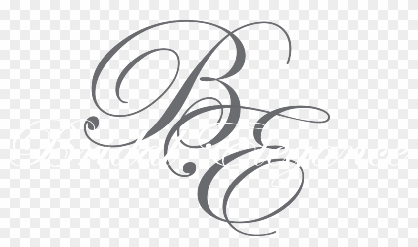 Bridal Elegance - Letter E Script Font Clipart #3564790