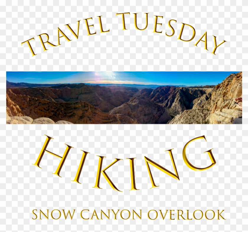 Hiking Snow Canyon Overlook Trail - Poster Clipart #3564910