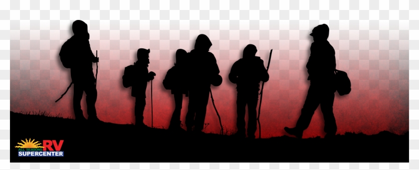 Heading Out Hiking Allows You To Explore Nature In - Silhouette Clipart #3565017