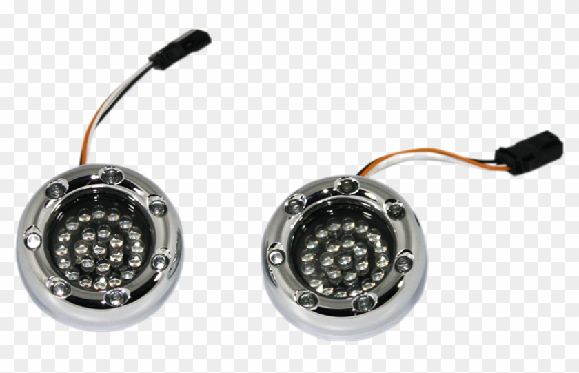 Custom Dynamics Smoke Amber White Jae Led Turn Signals - Earrings Clipart #3565191