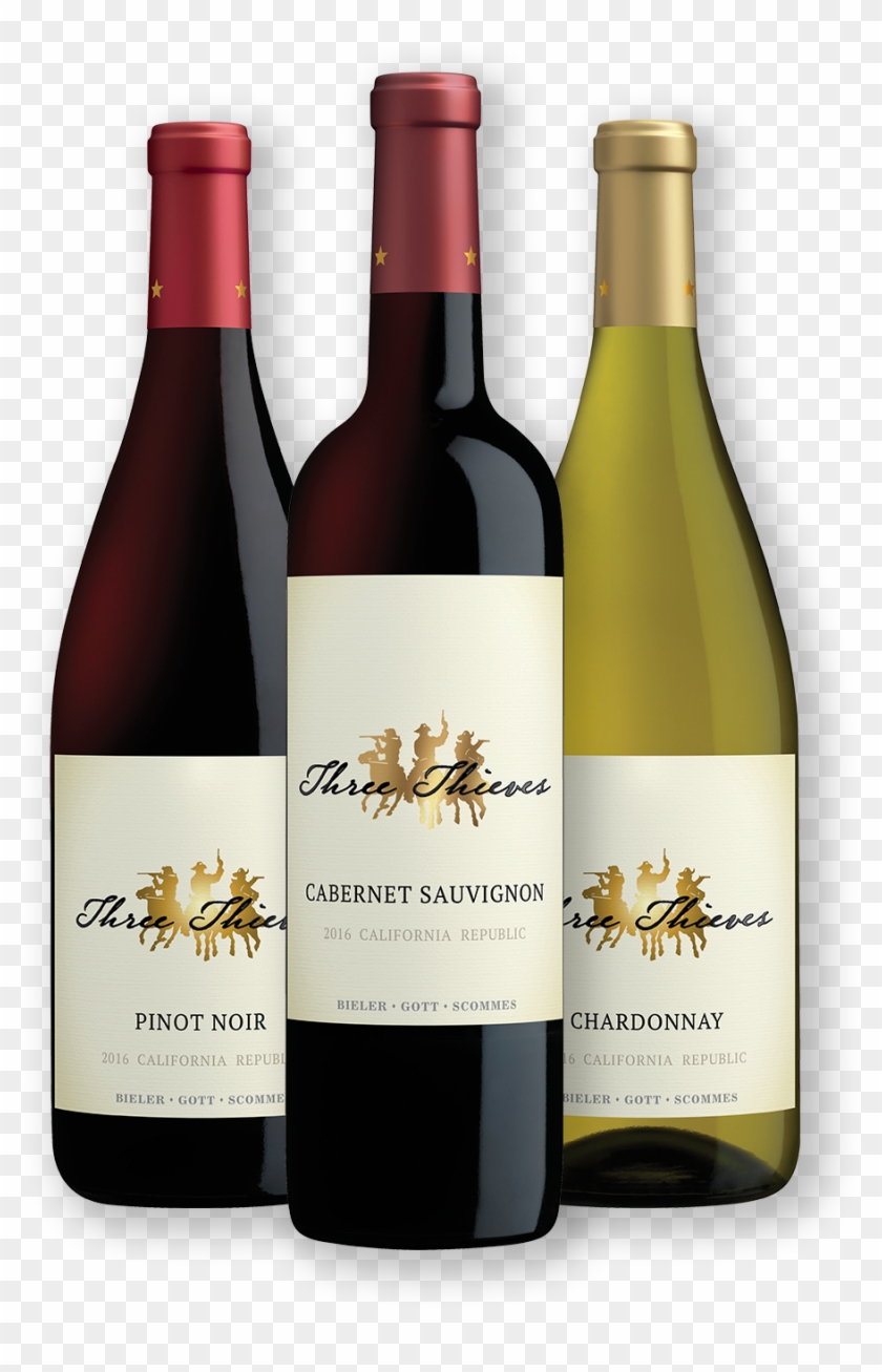 Three Thieves - Glass Bottle Clipart #3565193