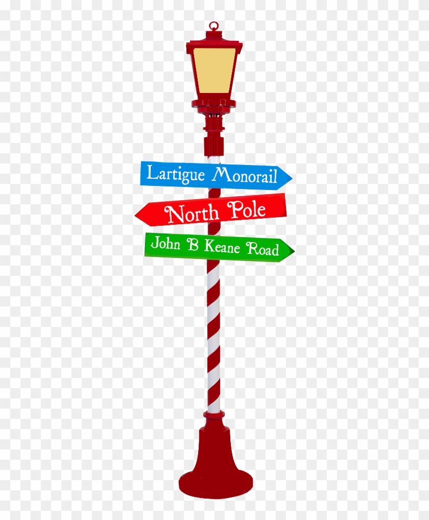 North Pole Png - North Pole Express Sign Clipart #3565313