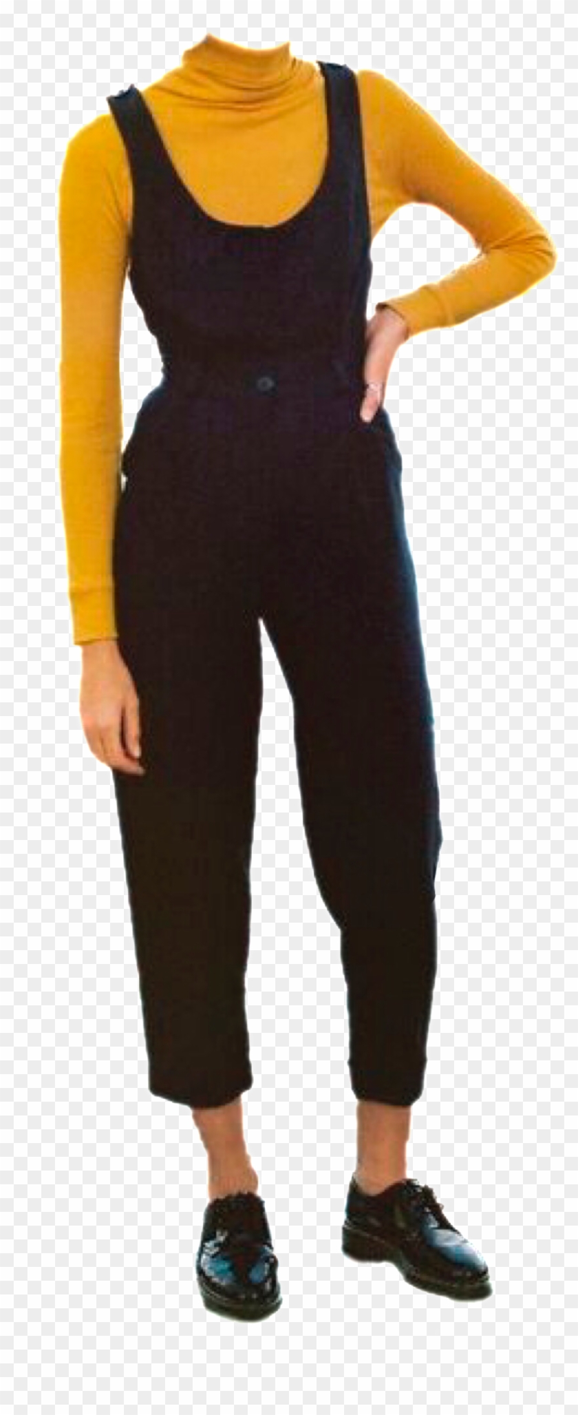 yellow black outfit